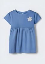 Blusa Bata Infantil Menina Toddler Com Bordado
