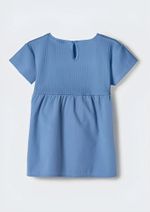 Blusa Bata Infantil Menina Toddler Com Bordado