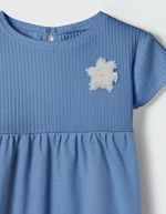 Blusa Bata Infantil Menina Toddler Com Bordado