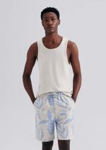 Bermuda Masculina Estampada Com Linho