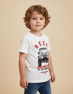 Camiseta Meninos Manga Curta Algodão Infantil