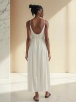 Vestido Midi Fio Tinto