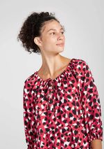 Vestido Curto Reto Em Tecido De Viscose