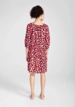 Vestido Curto Reto Em Tecido De Viscose