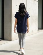 Blusa Feminina Em Viscose E Elastano