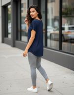 Blusa Feminina Em Viscose E Elastano