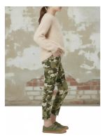Calça Sarja Infantil Menina Com Barra Desfiada