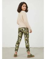 Calça Sarja Infantil Menina Com Barra Desfiada