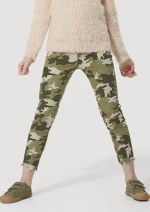 Calça Sarja Infantil Menina Com Barra Desfiada
