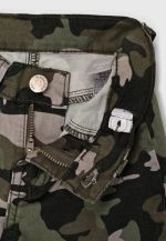 Calça Sarja Infantil Menina Com Barra Desfiada