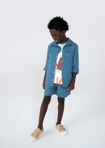 Bermuda Infantil Menino Em Tecido