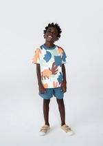 Bermuda Infantil Menino Em Tecido
