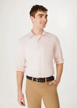 Camisa Básica Masculina Mangas Longas Em Tecido