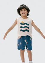 Conjunto Curto Infantil Menino Toddler 2 Peças