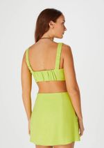 Top Cropped Feminino Decote V