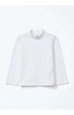 Blusa Infantil Menina Toddler Gola Alta Branco-off White 04