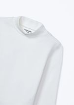 Blusa Infantil Menina Toddler Gola Alta Branco-off White 04