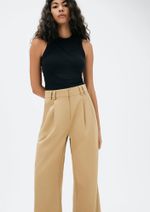 Calça Feminina Cintura Alta Em Alfaiataria