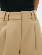 Calça Feminina Cintura Alta Em Alfaiataria