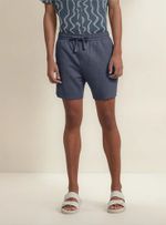 Bermuda Masculina Texturizada Com Linho