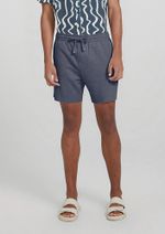 Bermuda Masculina Texturizada Com Linho