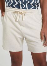 Bermuda Masculina Texturizada Com Linho