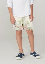 Shorts Infantil Menino Em Sarja De Algodão