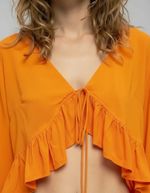 Blusa Manga Longa Peplum 