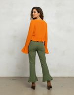 Blusa Manga Longa Peplum 