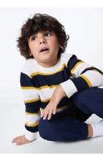 Blusão Infantil Menino Tricô E Jacquard