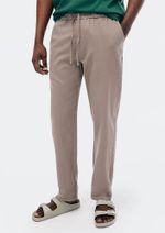 Calça Masculina Reta Com Linho