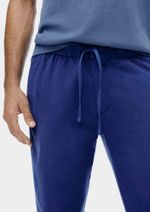 Calça Masculina Reta Com Linho