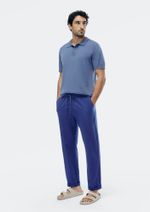 Calça Masculina Reta Com Linho