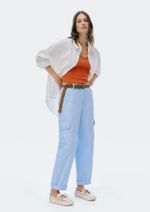 Blusa Regata Básica Feminina Modelagem Slim Em Ribana
