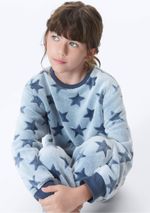 Pijama Longo Infantil Unissex Em Fleece