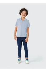 Camisa Básica Polo Infantil Menino Manga Curta Em Piquet