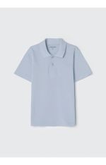 Camisa Básica Polo Infantil Menino Manga Curta Em Piquet