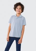 Camisa Básica Polo Infantil Menino Manga Curta Em Piquet