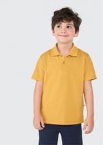 Camisa Básica Polo Infantil Menino Manga Curta Em Piquet