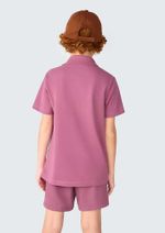 Camisa Básica Polo Infantil Menino Manga Curta Em Piquet