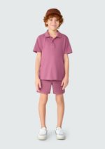 Camisa Básica Polo Infantil Menino Manga Curta Em Piquet