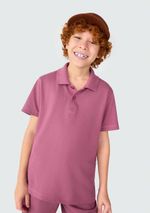 Camisa Básica Polo Infantil Menino Manga Curta Em Piquet