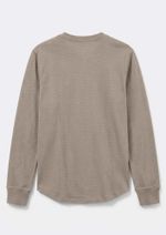 Camiseta Masculina Henley Texturizada