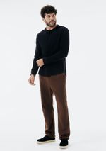 Camiseta Masculina Henley Texturizada