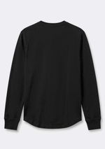 Camiseta Masculina Henley Texturizada
