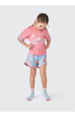 Pijama Curto Infantil Menina Que Brilha No Escuro