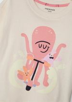 Pijama Curto Infantil Menina Que Brilha No Escuro
