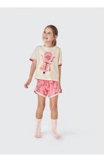 Pijama Curto Infantil Menina Que Brilha No Escuro