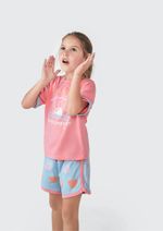 Pijama Curto Infantil Menina Que Brilha No Escuro