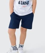 Bermuda Infantil Menino Em Malha Texturizada